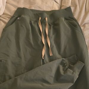 Figs Olive Green Jogger Pants